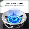 Gas wind shield/ energy saving cover