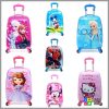 Cartoon themed kids trolley bags