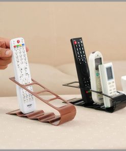 4 Slots Plastic Remote Control Holder Organizer