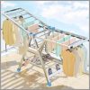 Movable Foldable/Portable laundry drying rack