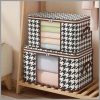 2pcs Visible large capacity storage box/clothes organizer/Duvet bag