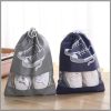 Non woven Portable shoe storage bag/Drawstring shoe cover