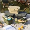 3 in 1 Foldable Collapsible Camping Hand Basket /Picnic Basket
