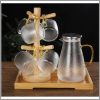 Transparent Teapot / Coffee /Juice/ Lemonade Jug Flower Tea Pot Hot/Cold Water Pitcher