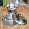 5L Oval Chaffing Dish with golden Stand