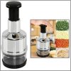 Manual Garlic Press Squeezer Stainless Steel Garlic Masher