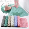 Bathroom anti slip mat with dolphin lazy scrubber