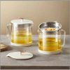 1L Glass pot oil filter/storage