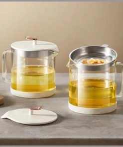 1L Glass pot oil filter/storage