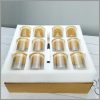 12pcs +pen Round glass jars set