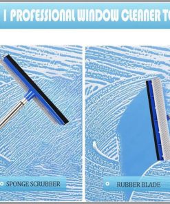 Extendable squeegee window cleaner