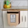 Foldable waste bin Cabinet door hanging Trash bin