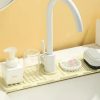 Silicone Faucet Mat Sink Splash Guard /Drainage Pad