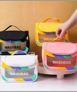 Transparent washbag/cosmetic bag