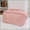 Plaid Make Up Bag large Multifunctional PU Leather