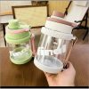 830ml stylish water bottle, gym water bottle with two carrying handles
