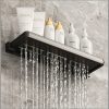 Foldable Metallic Rectangular Multi-purpose Floating shelf