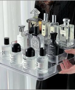 3 tier clear display rack