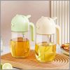 2 in 1 Glass Oil Spray Bottle with Pour Spout Nozzle