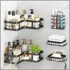 5pcs set Corner Shower caddy shelf/Bathroom organizer