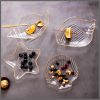 4pcs Creative Phnom Penh transparent glass plates