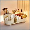 Rotatable cosmetic storage box