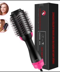 3in1 Hot air brush/Electric hair straightener brush / dryer