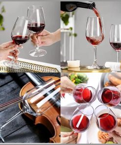 6pcs Long Wine Glass