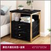 Nordic luxury bedside cabinet table