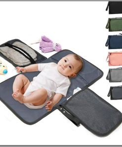 Portable Diaper Changing Mat, Foldable Waterproof Baby Changing Pad