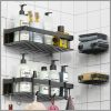 4pcs set Shower caddy shelf/Bathroom organizer