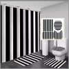4 pcs set bathroom shower curtain set