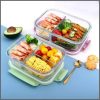 1040 ml High Borosilicate glass lunch box