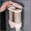Twin strip disposable cups holder