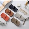 Soft Leather Sunglasses Bag,Leather Glasses Case