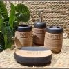 Fancy ceramic Wash 4in1 bathroom set