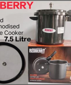 7.5litres Redberry premium range anodised pressure cooker