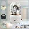 360° Rotating Makeup Brushes Holder Portable
