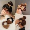 Cute Bow Knot Heart Hair Tie