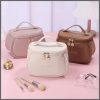 Portable makeup bag large size with Handle for Travel camping Accessories