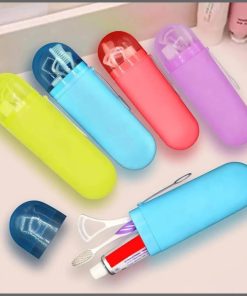 Portable toothbrush holder