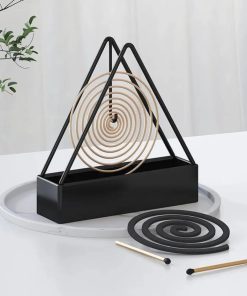 Anti-scald mosquito coil holder with tray