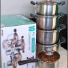 10pcs JamesPot Stainless Steel Cookware set