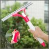 3 in 1 Double Sided Shower Squeegee with Water Sprayer, Window & Glass Cleaner