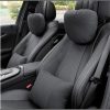 Memory Foam car headrest & back suspension/support a set