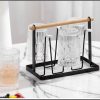 Metallic glass/cup holder