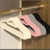 10pcs Luxury velvet antislip hangers