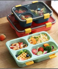 3 Compartment Kids lunch box / snack box