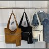 Casual corduroy shoulder Bag