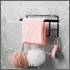 Wall Mounted Tissue Holder Bathroom Shelves Storage Rack